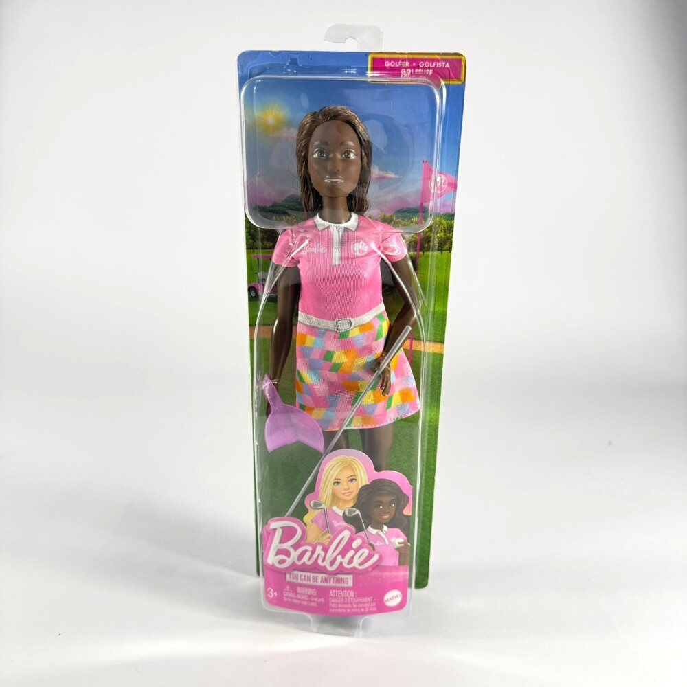 Barbie Golfer African American Doll JCR69 RARE NEW You Can Be Anything Career